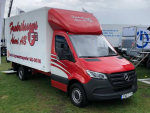 RAL 3003 rubinrot / MB Sprinter IV Spezial Dachspoiler / feststehend 820 mm